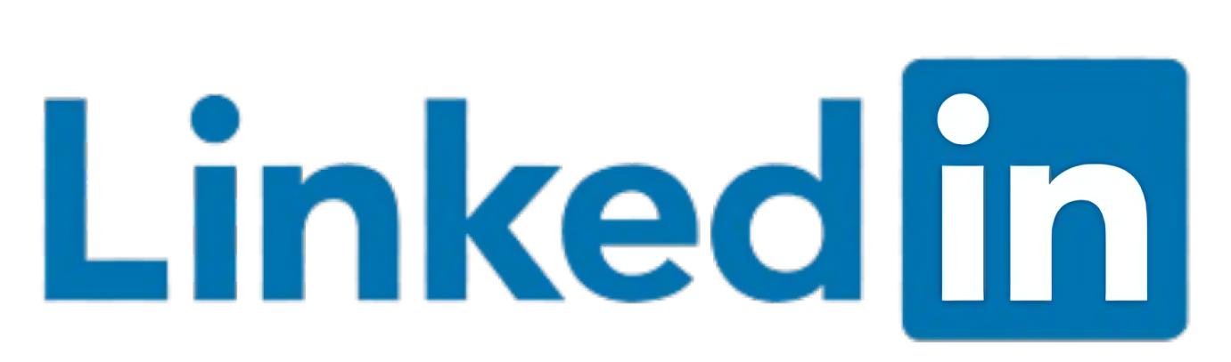 LinkedIn logo with "Linked" in blue text and "in" inside a blue square.